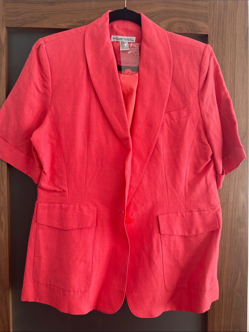 David Bellini Coral Short-Sleeve Tailored Blazer